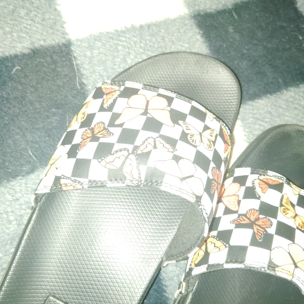 VANS Range Sandal Slides - Butterfly 🦋 Size 10 - Picture 5 of 10